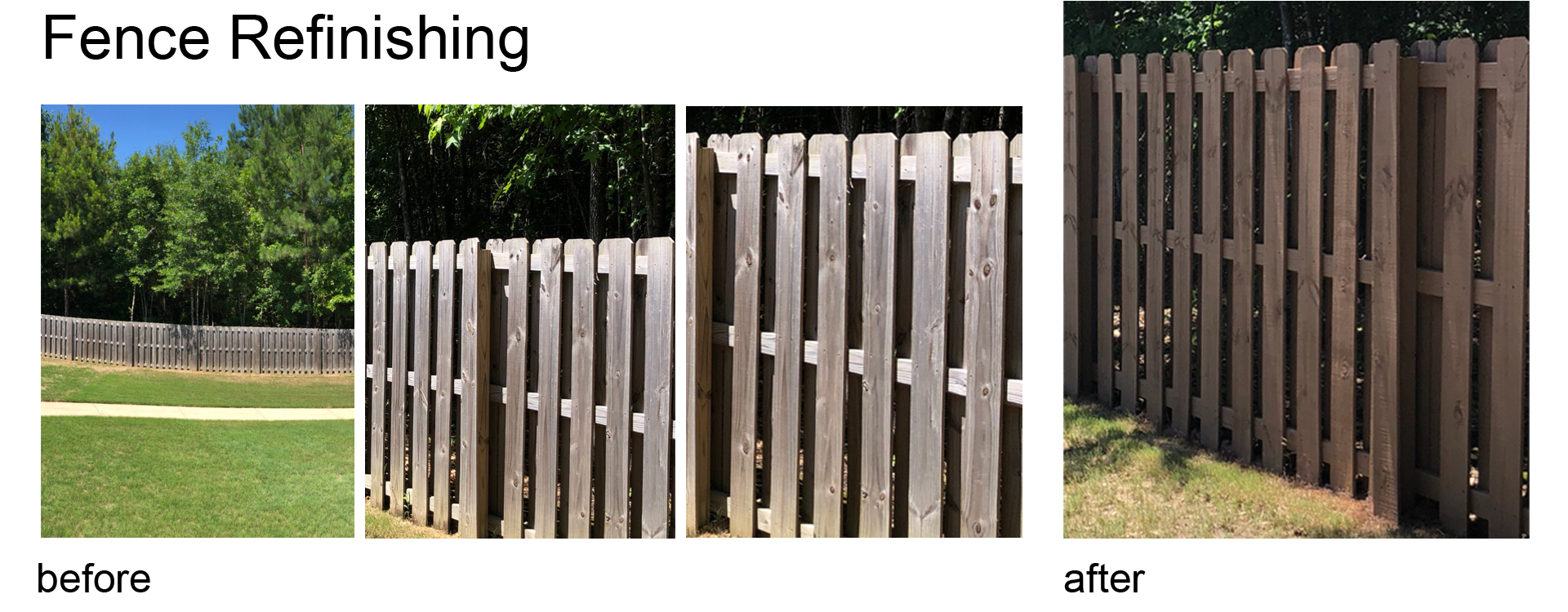 fence refinishing